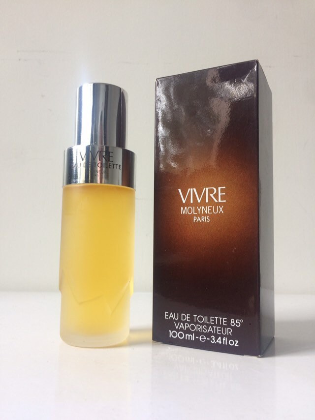 Vivre Von Molyneux 1971 Auslaufmodell Vintage 100 Ml Eau De Toilette von VibaVintage