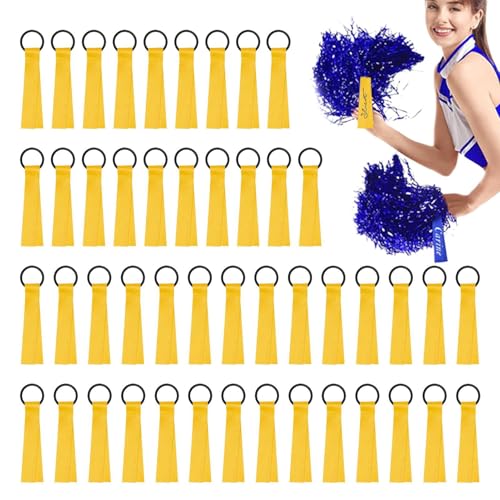 Namensschilder für Cheerleader – Cheerleader-Etikettenband mit Pom-Pom-Motiv | Weiche Namensschilder für Cheerleader, blanke Bandanhänger mit Bändern, Namensschilder für Cheerleader, Namensschilder fü von Vibhgtf