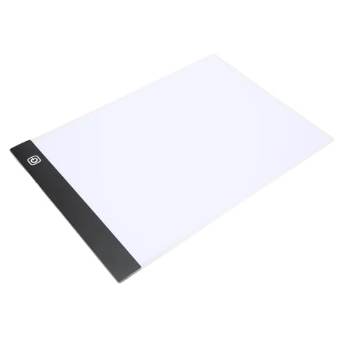 Vibrivio LED Light Pad A4 Tracing Light Box, 3 Stufen Einstellbare Helligkeit, Berührungssensor, Gleichmäßige Beleuchtung LED Lichtpad für Skizzieren und 2D Animation, 31 x 22 cm von Vibrivio