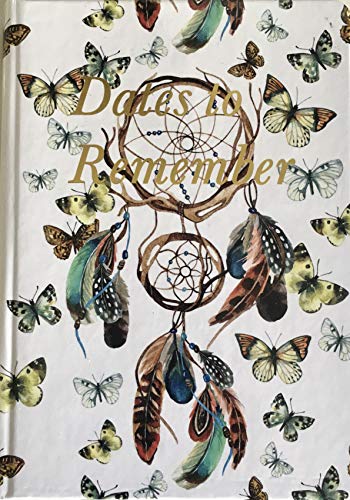 A6 Hardcover Dates to Remember Dream Catcher Notizbuch mit Goldfolien-Details und Glanz-Finish von Maturi