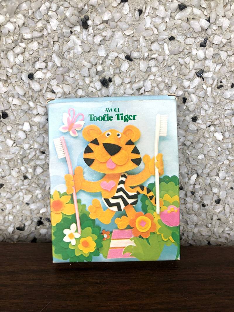 Vintage Avon Tiger Zahnbürstenhalter von VickysVintageVenue