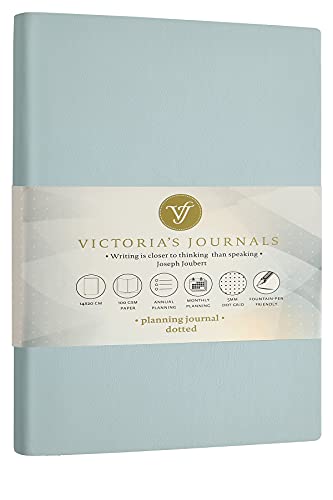 Victoria's Journals Smyth Flexible Cover Planner Notebook 14x20 100gr. gepunktet (grün) von Victoria's Journals