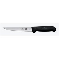 VICTORINOX Ausbeinmesser Fibrox silber, schwarz, Klinge: 12,0 cm von Victorinox