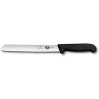 VICTORINOX Brotmesser Fibrox silber, Klinge: 21,0 cm von Victorinox