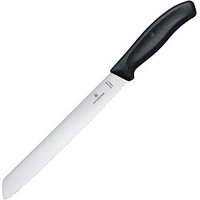 VICTORINOX Brotmesser silber glänzend, poliert, Klinge: 21,0 cm von Victorinox