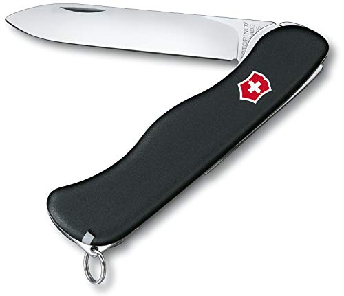 Victorinox Schweizer Taschenmesser Sentinel, Swiss Army Knife, Multitool, 4 Funktionen, Feststellklinge, Pinzette, Zahnstocher von Victorinox