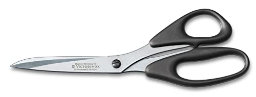 Victorinox Profi Zuschneideschere, Haushaltsschere, Extra Scharfe Klinge, 24 cm, Robuster Kunststoffgriff, Rostfreier Stahl, schwarz von Victorinox