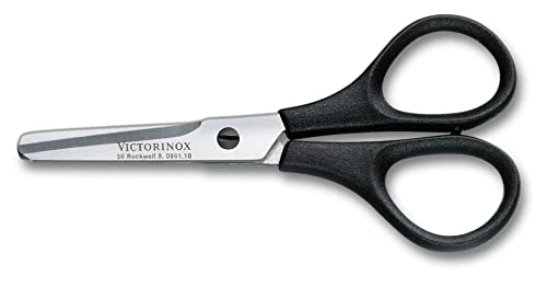 Victorinox Profi Taschenschere, Extra Scharfe Klinge, 10 cm, Robuster Kunststoffgriff, Rostfreier Stahl, schwarz von Victorinox