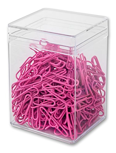 Victory Office Products 60286H300-095 Büroklammern 28 mm 300 Stück neon rosa kunststoffummantelt von Victory Office Products