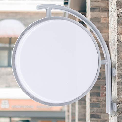 LED Runde Doppelseitig Leuchtkasten, 40cm Light Box Wasserdichte Lichtwerbung Circular Projektion Blank Beleuchtet Leuchtreklame für Restaurants Imbissbuden Geschäfte von Vielrosse