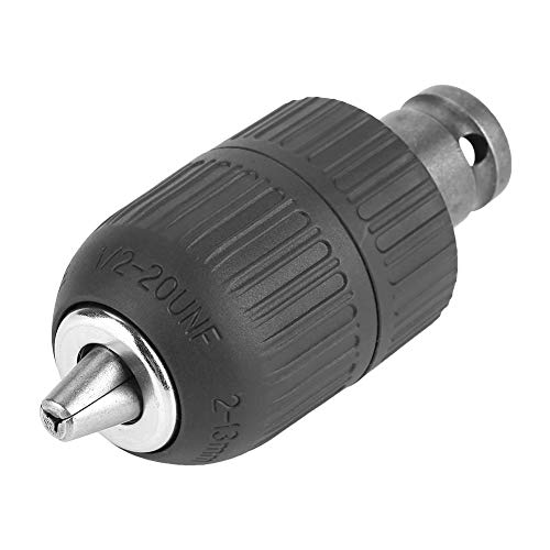 Bohrfutter, 2-13 mm Schnellspannbohrfutter 1/2 "-20UNF mit 1/2" -Futteradapter zum festen Verbinden des Spannfutters und des Schlagschraubers für die Umrüstung des Schlagschraubers von Vikye