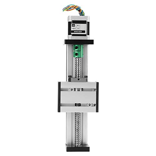 Kugelumlaufspindel Linearschlitten, 1204 Kugelumlaufspindel mit Schrittmotor Kugelumlaufspindel Hub Langtischantrieb mit Schrittmotor 100 mm Hub von Vikye