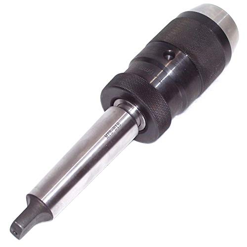 Selbstspannendes Bohrfutter Adapter für Drehmaschinen, 1-16 mm Fassungsvermögen, 45# Stahl Schnellspannbohrfutter mit konischem Dorn MT3-B18 von Vikye