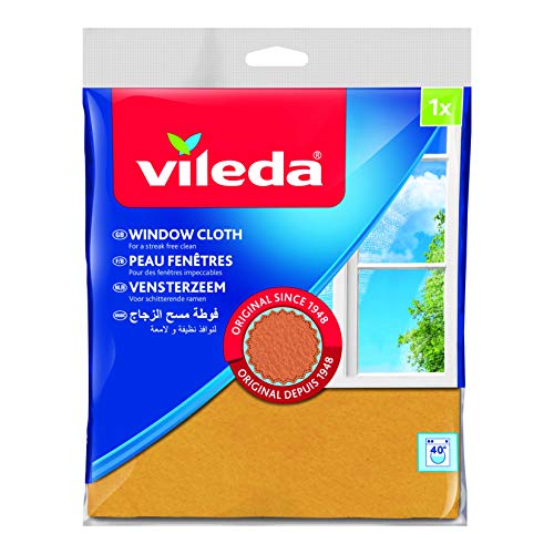 Vileda Fenstertuch, der Klassiker für strahlende Fenster, 3er Pack von Vileda