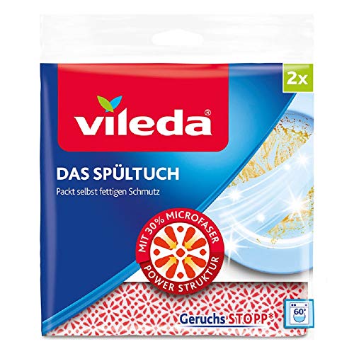 Vileda Spültuch 34 x 34 cm, 2er Pack von Vileda