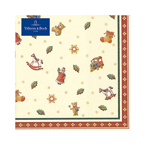 Villeroy & Boch Winter Special Toy's Delight Streumotive Lunch Servietten 33x33 Pak. 20Stück von Villeroy & Boch