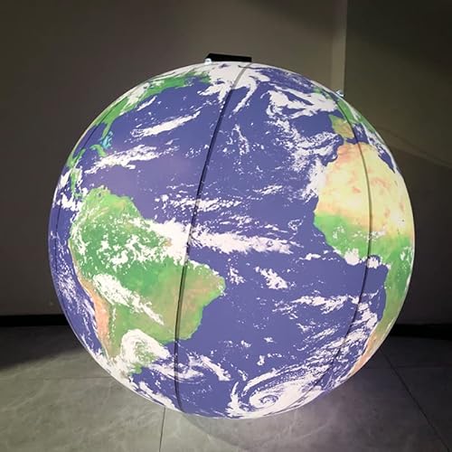 Aufblasbarer Globus, 101,6 cm, aufblasbarer Erdplanet-Ballon für Bildungseinrichtung/Planetarium/Geschäft/Club-Dekoration von Vinfgoes