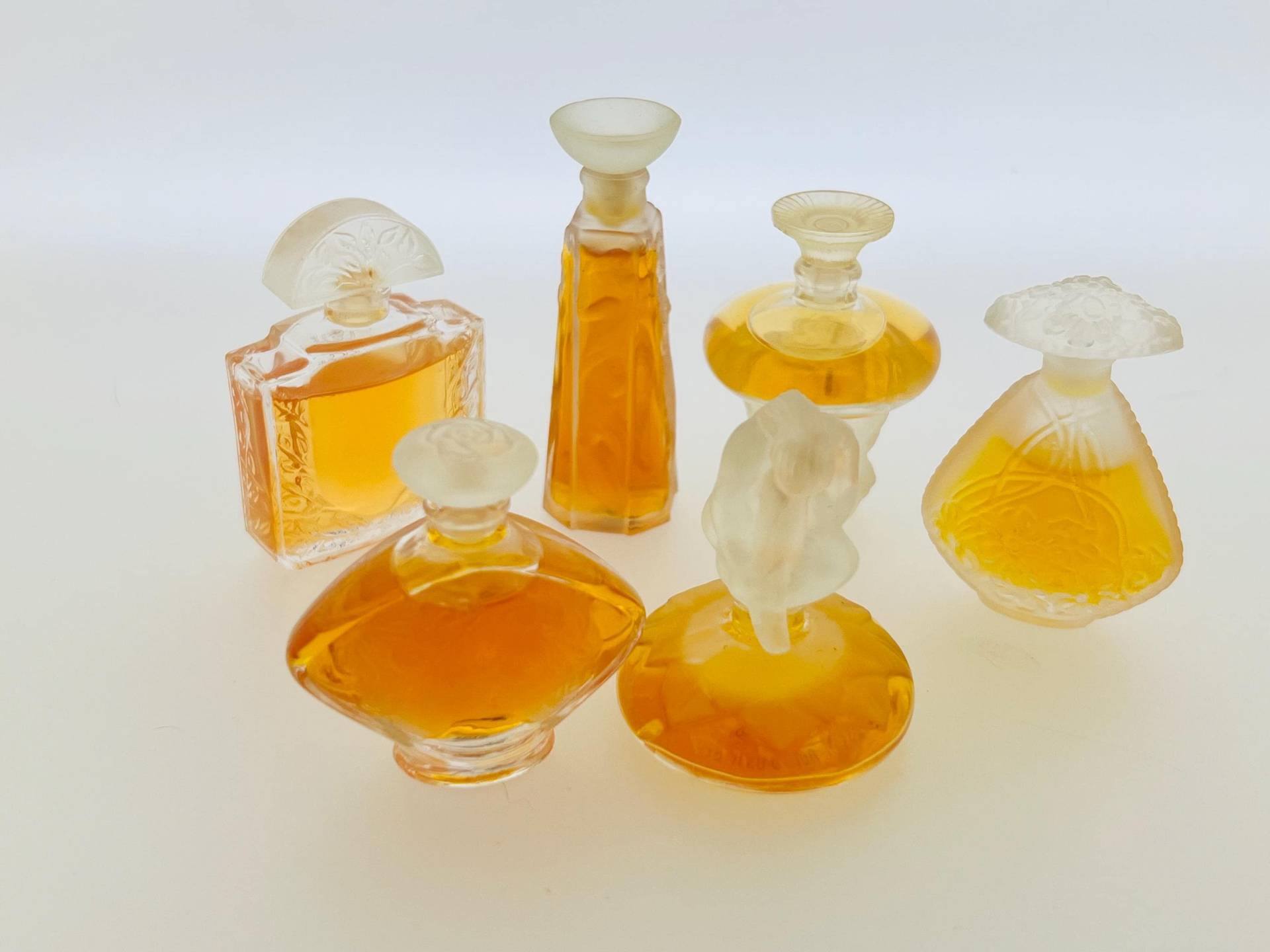 Vintage Lot 6 Miniatur Parfüm Lalique Düfte Aus Den 80Er Und 90Er Jahren 5 Ml von VintagGlamour