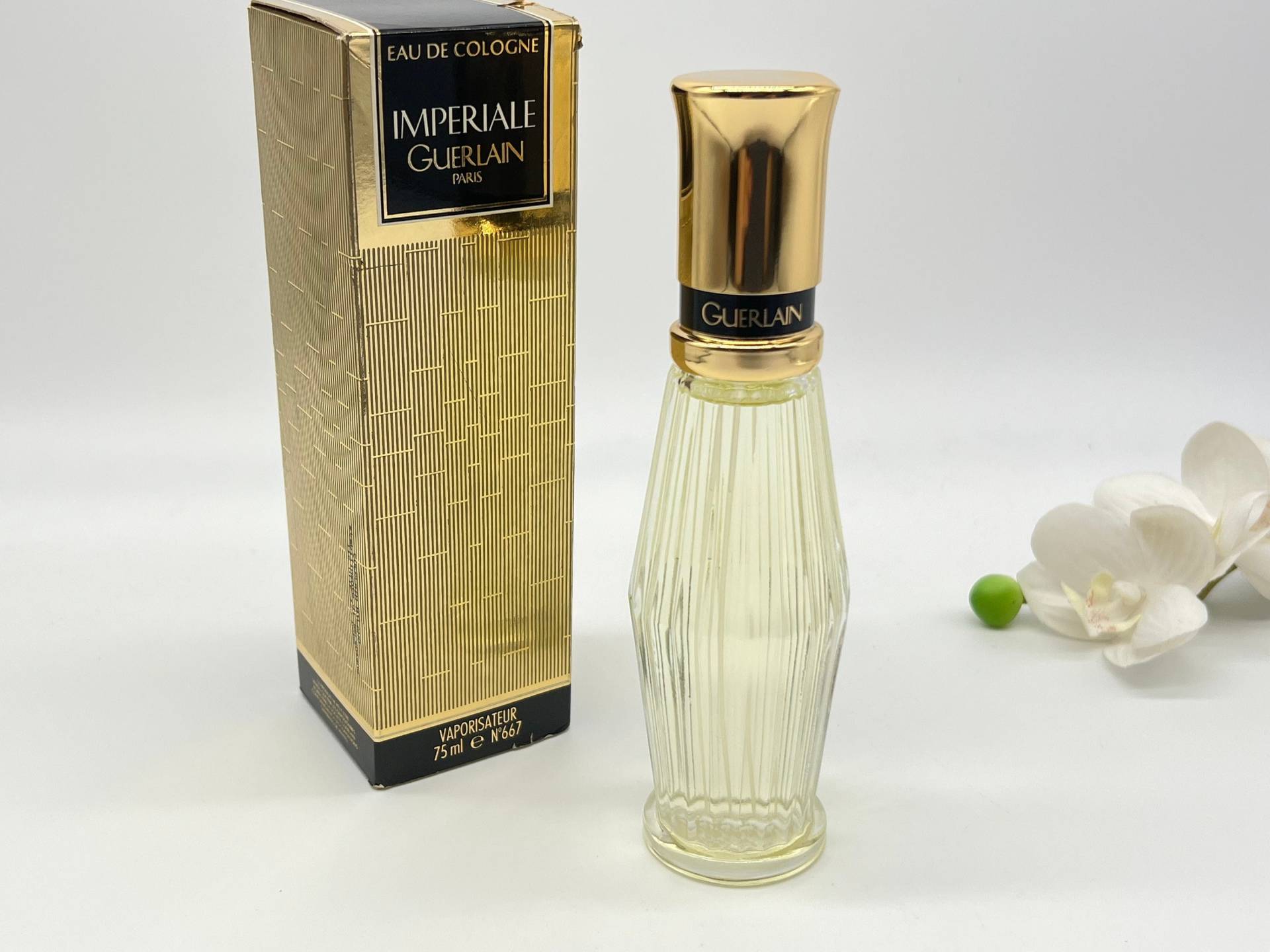 Imperiale Guerlain Eau De Cologne 75Ml /2, 5 Fl.oz Natural Spray Wiederaufladbare Vintage 90Er Jahre von VintageItalienstyle