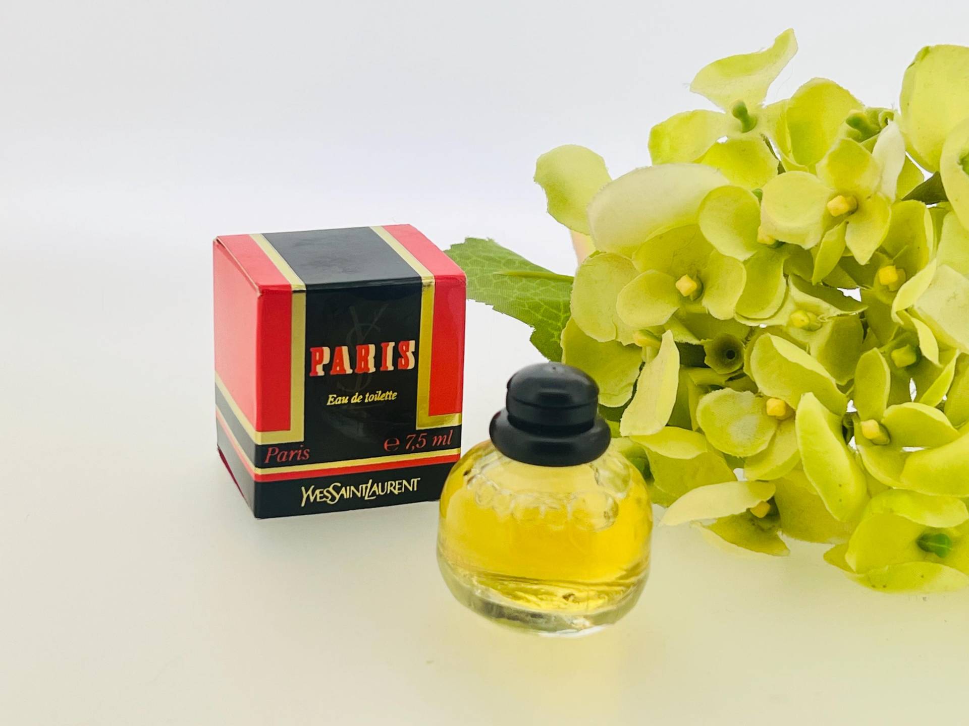 Paris Yves Saint Laurent 1989 Eau De Toilette , Blatt Inhalt 7, 5 Ml von VintagePerfumeShop