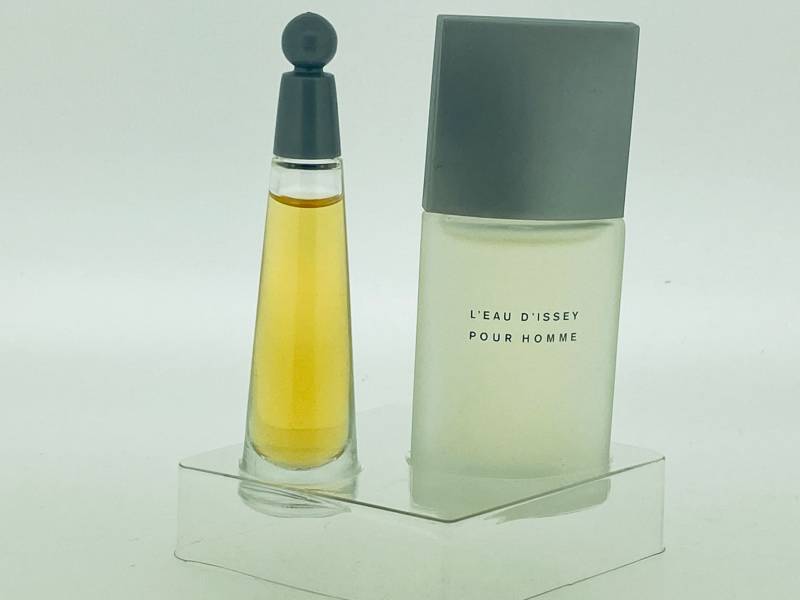 Set 2 Parfums Issey Miyake - L'eau D'issey Pour Homme 1994 Eau De Toilette + 1992 Parfum von VintagePerfumeShop