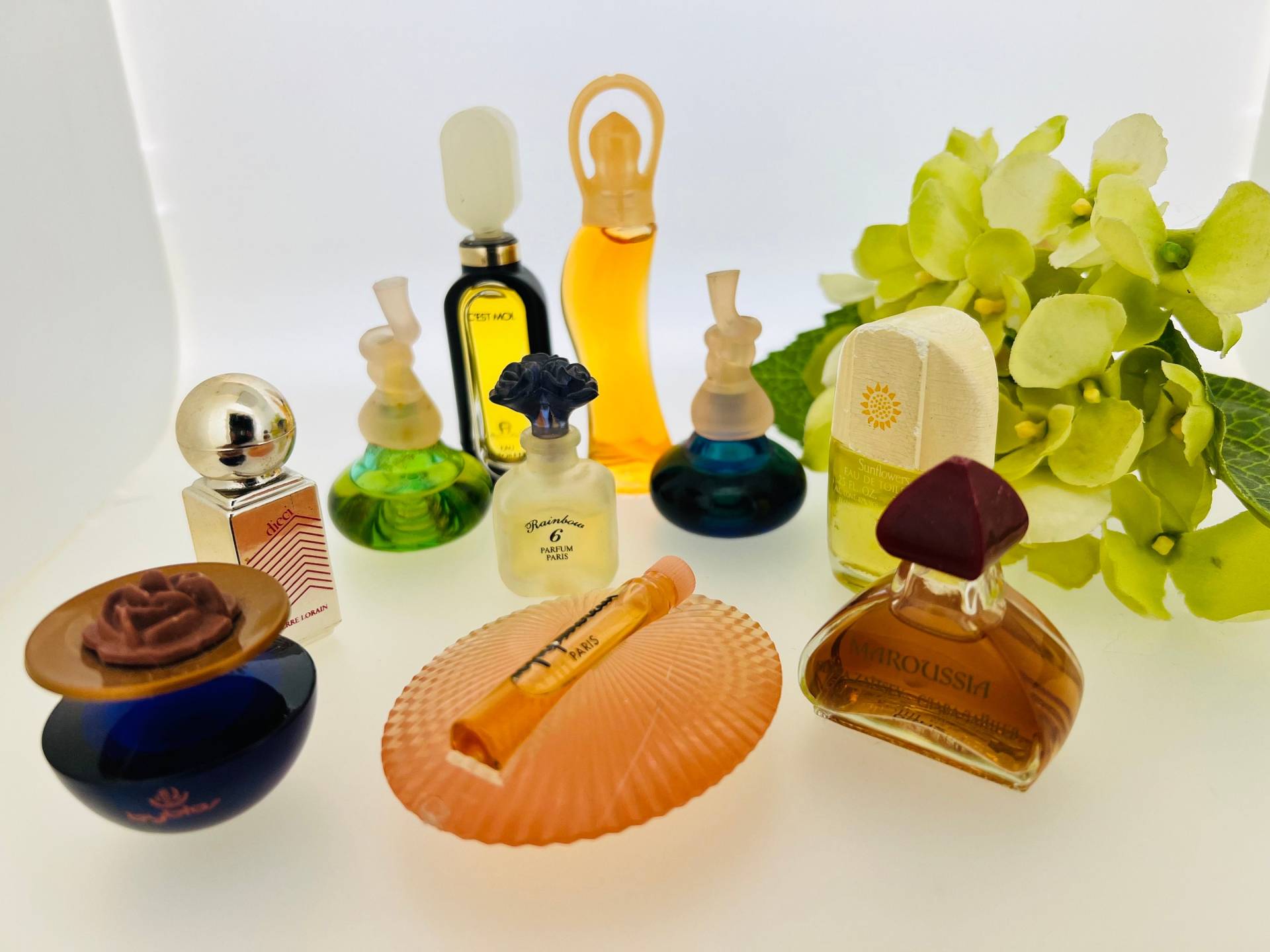 Vintage 10 Miniatur Parfums - Alberta Ferretti, Aigner, Byblos Etc von VintagePerfumeShop