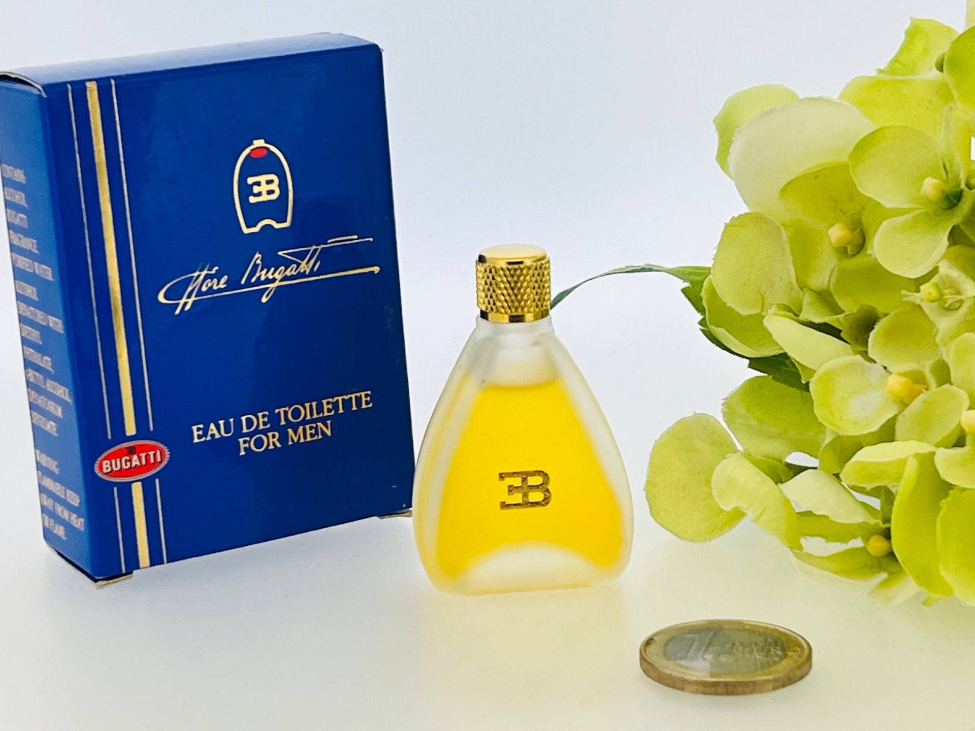 Vintage Ettore Bugatti Von | Eau De Toilette | 1992 7, 5 Ml Miniatur von VintagePerfumeShop