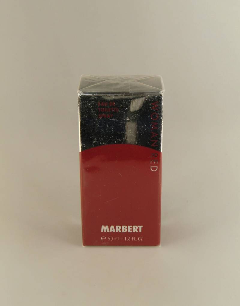 Original Vintage Marbert Cosmetics Woman Red Eau De Toilette 1, 6Fl.oz/50Ml von VintageRetroEu