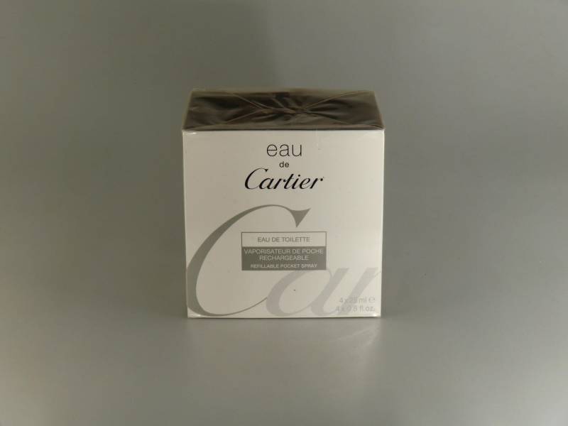 Rare Cartier Eau De Toilette Natural Sray 4x 0.8 Fl.oz./25Ml von VintageRetroEu