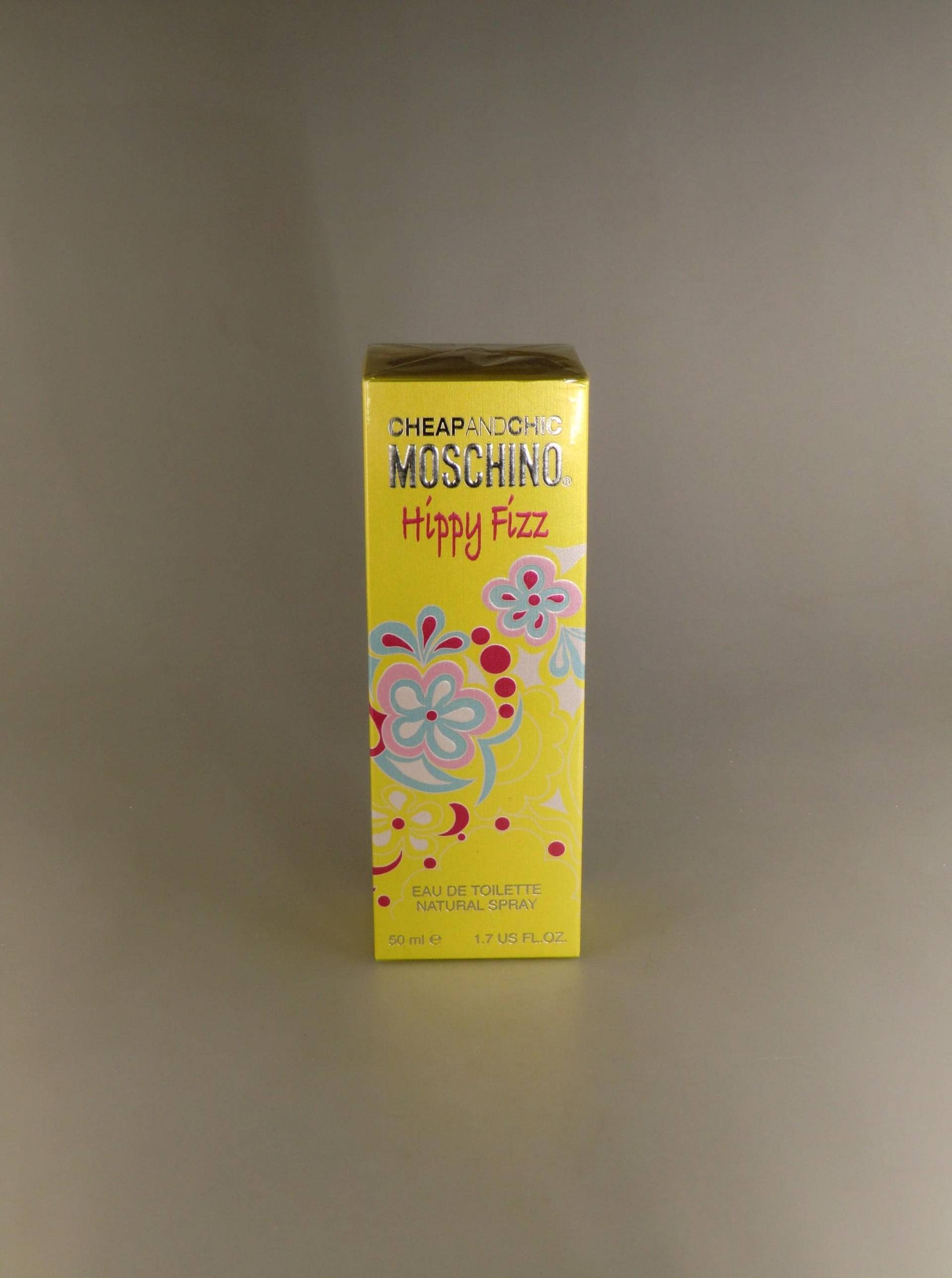 Seltene Moschino Günstige Und Schicke Hippy Fizz Eau De Toilette Natural Spray 1.7 Fl.oz. /50Ml von VintageRetroEu