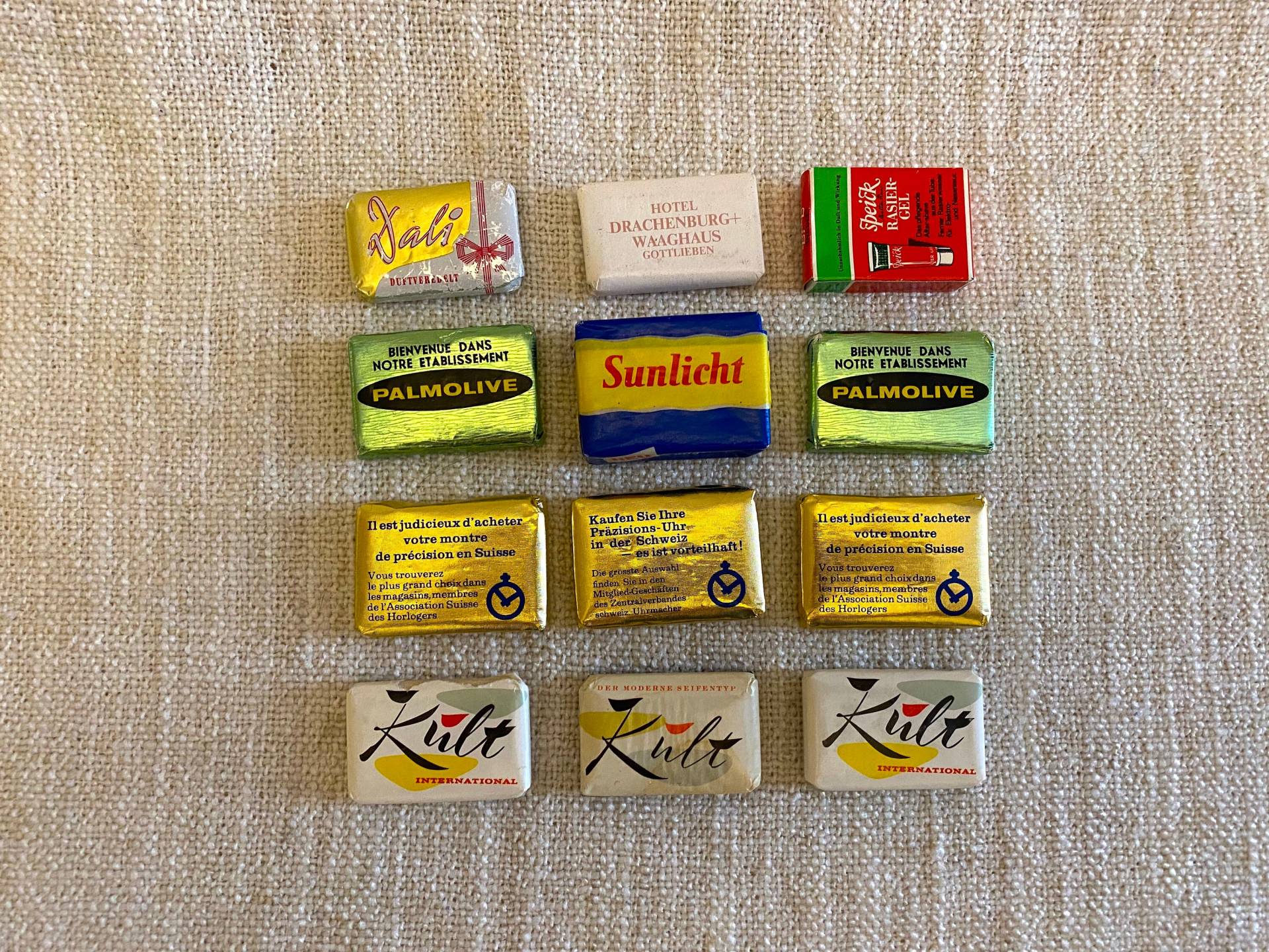 Vintage Perfumery Soap Collection Mini Soaps Set-13 von VintageStyleShopDE