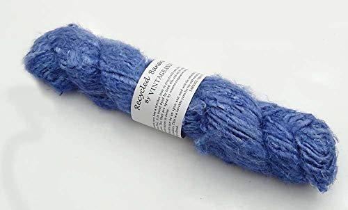 100g / 1 Strang Recycling Banane Seide Garn Blau Hand gesponnene weiche Garne 100g / 1 Strang Recycling Banane Seide Garn Blau Hand gesponnene weiche Garne von Vintageandyou