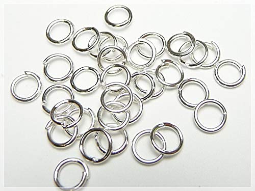 Vintageparts Biegeringe 5 mm silberfarben 100 Stück Schmuck selber Machen von Vintageparts FACHHANDEL FÜR SCHMUCKZUBEHÖR