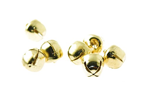 Glöckchen 10mm in goldfarben von Vintageparts 30 Stück, DIY-Schmuck von Vintageparts FACHHANDEL FÜR SCHMUCKZUBEHÖR