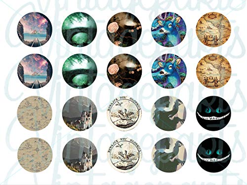 Vintageparts Motivbogen Fantasy für 20mm Cabochons Schmuck selber Machen von Vintageparts FACHHANDEL FÜR SCHMUCKZUBEHÖR