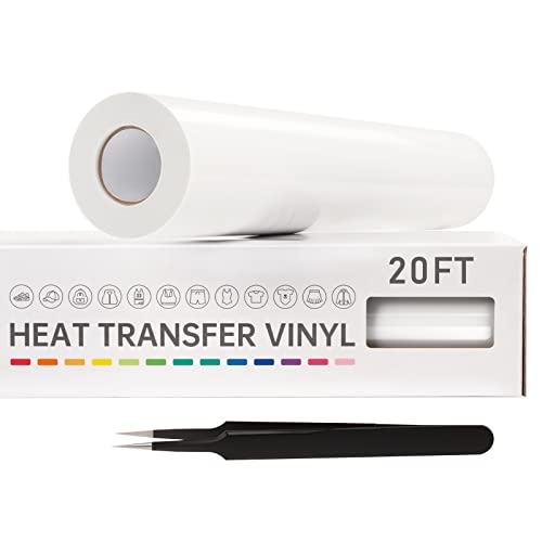 VinylRus Wärmetransfer-Vinyl-Rolle zum Aufbügeln für Hemden, HTV-Vinyl für Silhouette Cameo, Cricut, leicht zu schneiden und zu jäten von VinylRus