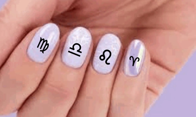 Astrologisch/ Sternzeichen/ Horoskop Nail Art Vinyl Aufkleber von VinylVixzen