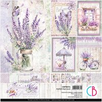 Scrapbook-Papier "Morning in Provence" von Violett