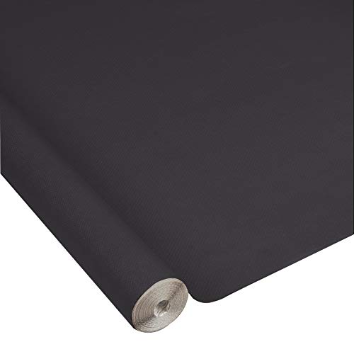 Viphome Tischdecke gauftex 118 x 1500 cm, schwarz, 118 x 1500 von Viphome