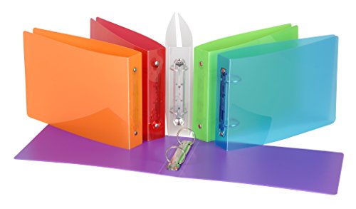 Viquel 907083 – 08 Ringbuch mit 2 Ringe für Stecker aus PROPYGLASS 15 x 21 cm Farben zufällig von Viquel