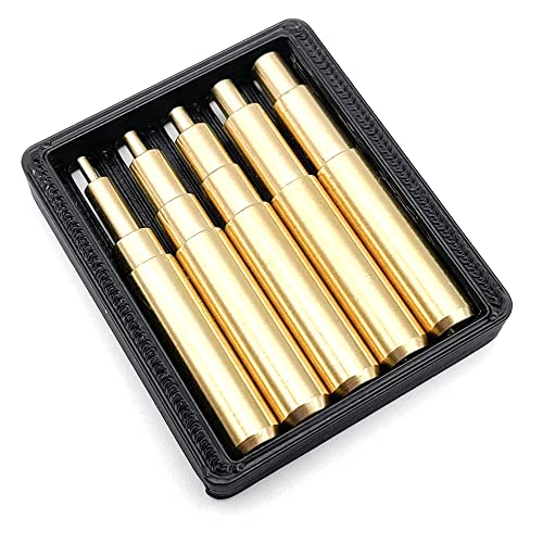 Virtjoule Heat Set Insert Tips for Sizes M2, M2.5, M3, M4, and M5 - Lötkolbenspitzen für 3D-Drucker-Benutzer, 3D-Druck-Zubehör, kompatibel mit Hakko FX-888D und Weller SP40NKUS Lötkolben von Virtjoule