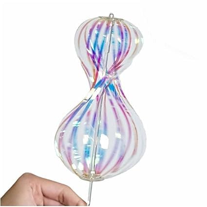 Rainbow Twirler,Rainbow Twirler Stick,Rainbow Stick,Spin Twirl Swirl and Dazzle,Magic Party Bubble Wand,Variable Twirler Stick Rave Toys for Party Festivals and Funny Attractive Nigh (1pcs) von Vitrywei