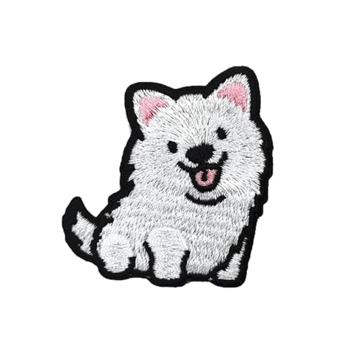 Cartoon Hund Bügelflicken Kinder, Niedlicher Shiba Inu Corgi Schäferhund Patches zum Aufbügeln, Bügelbilder für Hut, Jeans, Jacken Rucksäcke, DIY-Zubehör (7) von Viusneun