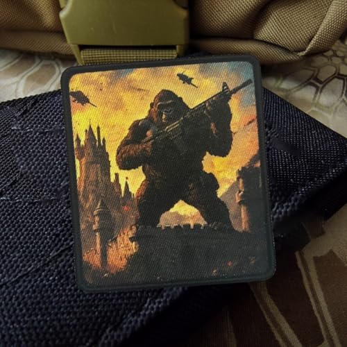 Gorilla Patches Klett Tactical Military Drucken Hook Loop Patch Aufnäher Geschenk Applikation für DIY Taktische Ausrüstung Hut Rucksack Jacken von Viusneun