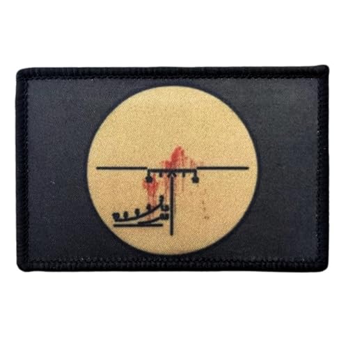 Patches Klett, Fadenkreuz Klett Patches Drucken Tactical Moral Aufnäher Applikationen für DIY Taktische Rucksäcke Hüte Jacken Jeans Taschen von Viusneun