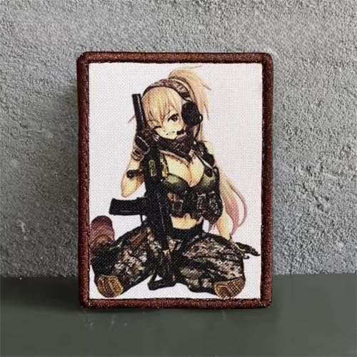 Patches Klett, Sexy Mädchen Klett Patches Drucken Klett Patches Tactical Moral Aufnäher Mit Klettverschluss Für Rucksäcke Hüte Jacken Jeans Taschen von Viusneun