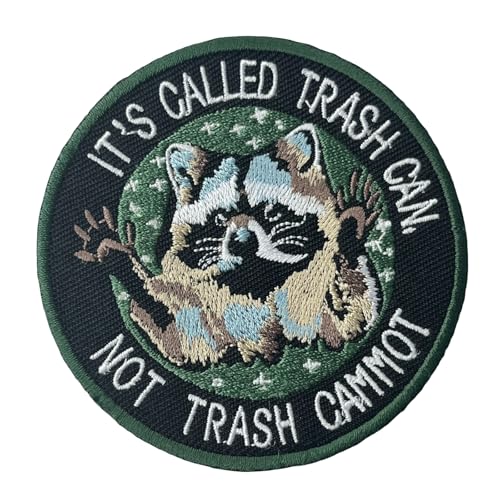 Patches Klett Animal Wolf Waschbär Embroidery Patches Tactical Morale Aufnäher Patches für Rucksäcke Taktische Kleidung Badge Outdoor Equipment Backpack (0072) von Viusneun