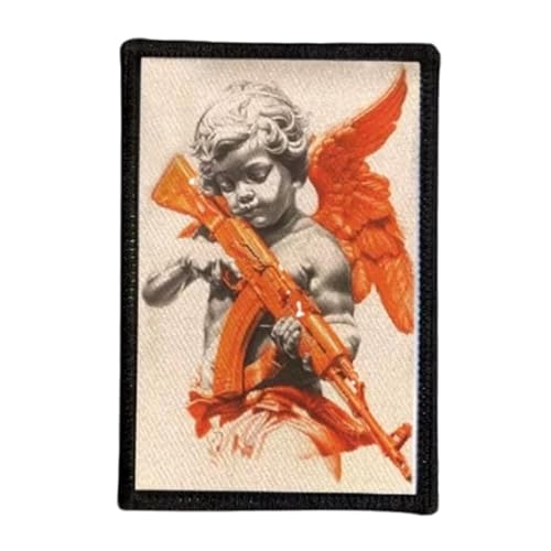 Patches Klett Engel Schutzengel Klett Patches Drucken Militär Tactical Moral Aufnäher Für Taktische Kleidung Rucksack Baseballkappe Uniform Weste von Viusneun