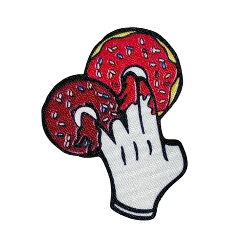 Patches Klett Lustig Doughnut Patch Klett Patch Militär Patch Tactical Moral Aufnäher Für DIY Taktische Kleidung, Jacken, Jeans, Rucksäcke von Viusneun