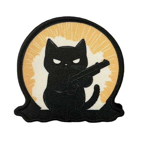 Patches Klett Lustig Taktische Katze MilitäR Patches Tactical Moral Hook and Loop Applique for DIY Kleidung Rucksäcke Gear Hat Backpack Jackets von Viusneun